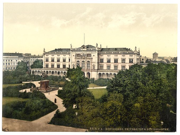University and Royal Garden, Konigsberg, East Prussia, Germany (i.e., Kaliningrad, Kaliningradskaia oblast', Russia)