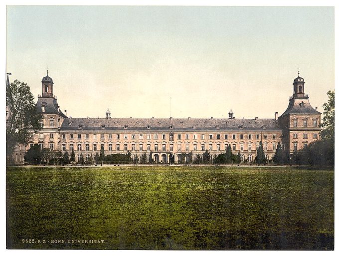 University, Bonn, the Rhine, Germany