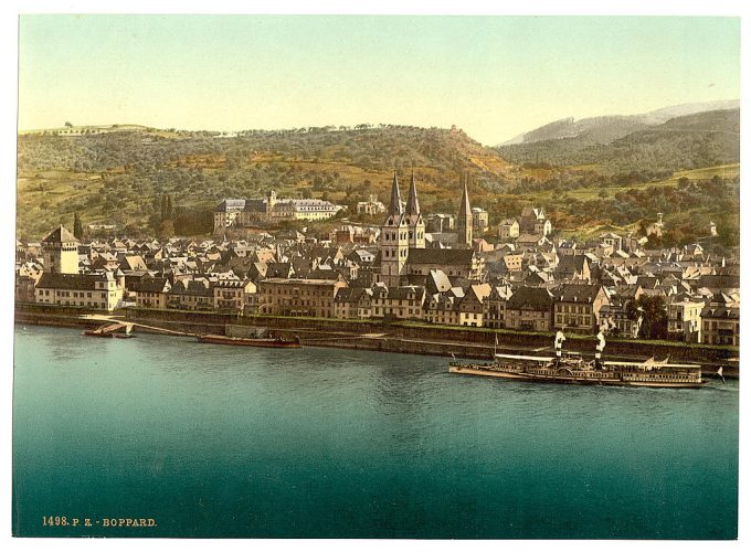 Boppard, the Rhine, Germany