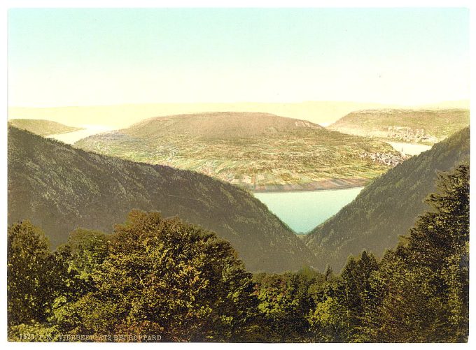 Vierseenplatz (i.e., Vierseeplatz), Boppard, the Rhine, Germany