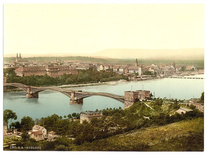 Coblenz, the Rhine, Germany