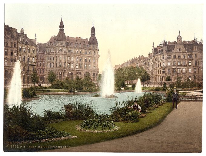 Der Deutsche Ring, Cologne, the Rhine, Germany