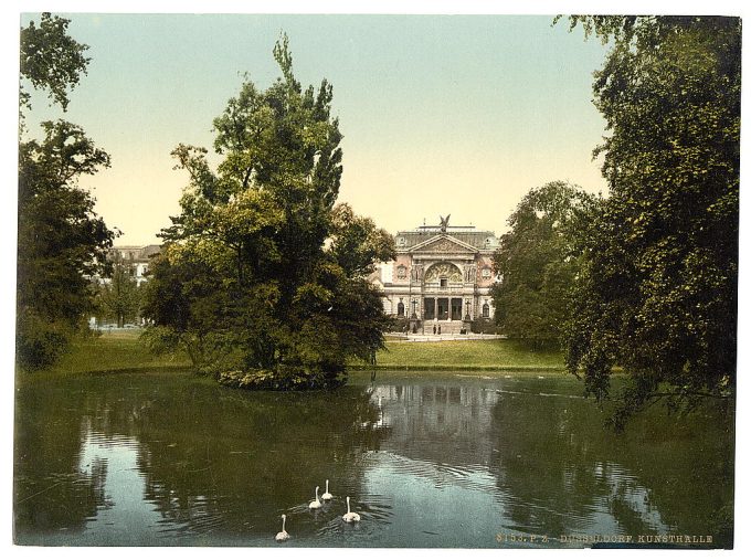 Art Museum, Dusseldorf, the Rhine, Germany