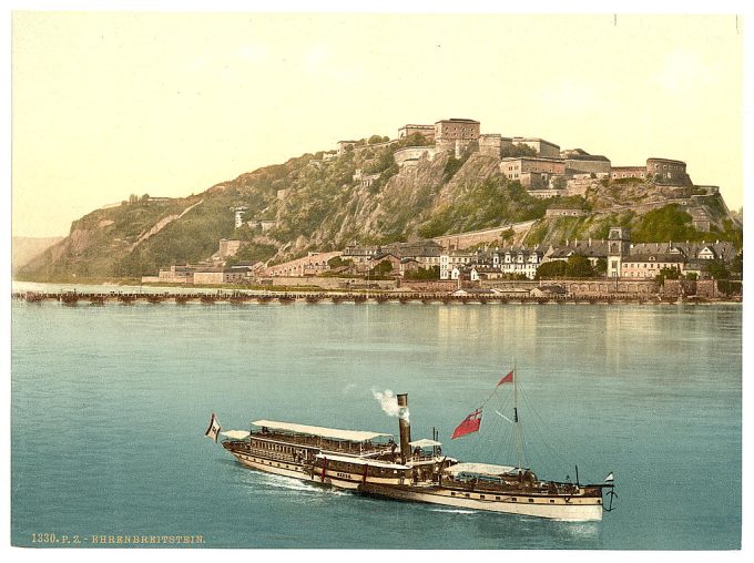 Ehrenbreistein, the Rhine, Germany