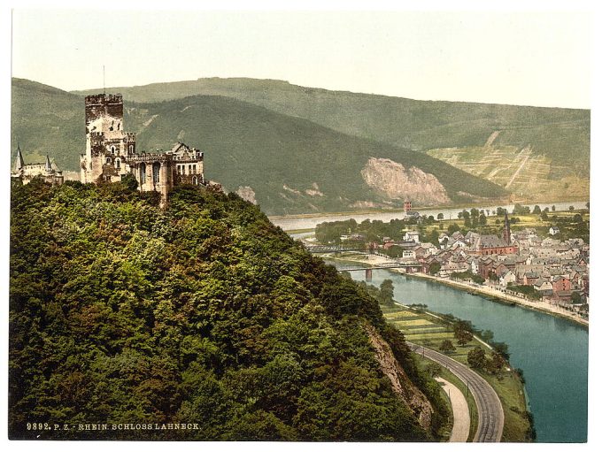 Lahneck Castle, the Rhine, Germany