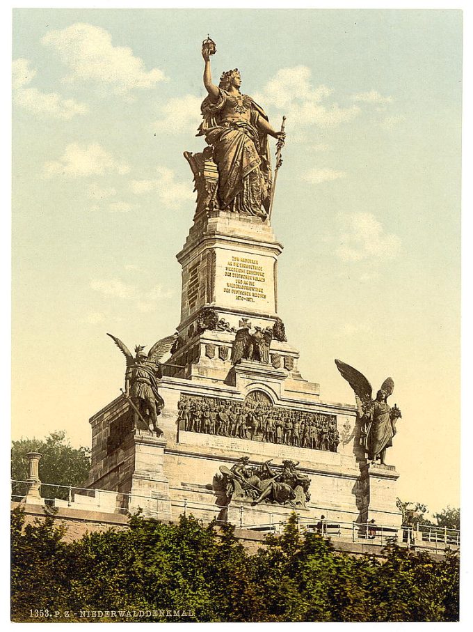 Niederwald Monument, the Rhine, Germany