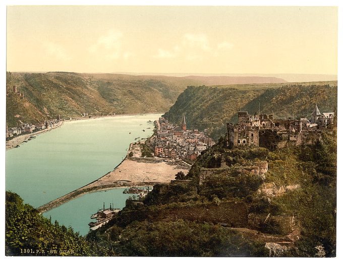 St. Goar, the Rhine, Germany