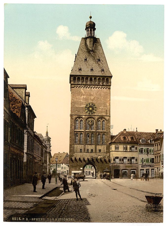 The Altportel, Speyer, the Rhine, Germany