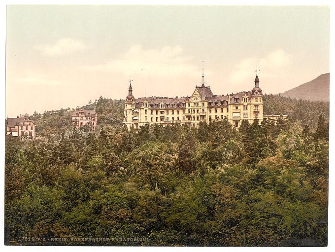 Hohenhonnef Sanatarium, Cologne, the Rhine, Germany