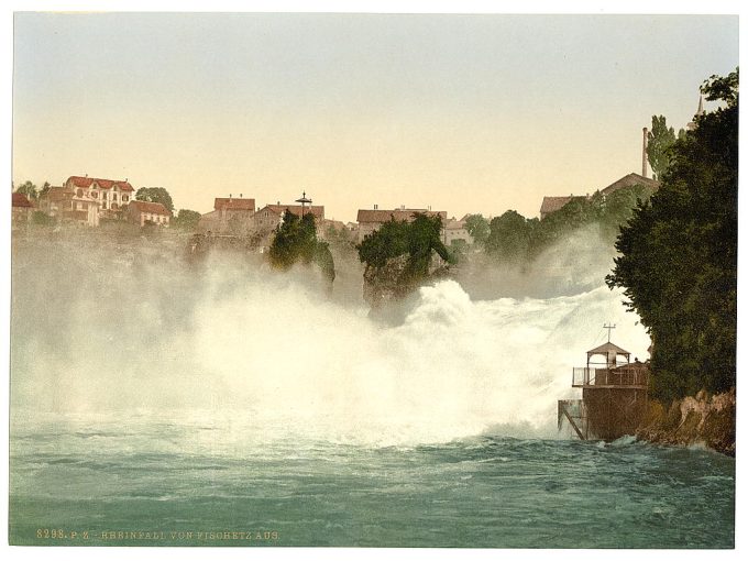 Rheinfall von Fischetz aus., Schaffhausen, Switzerland