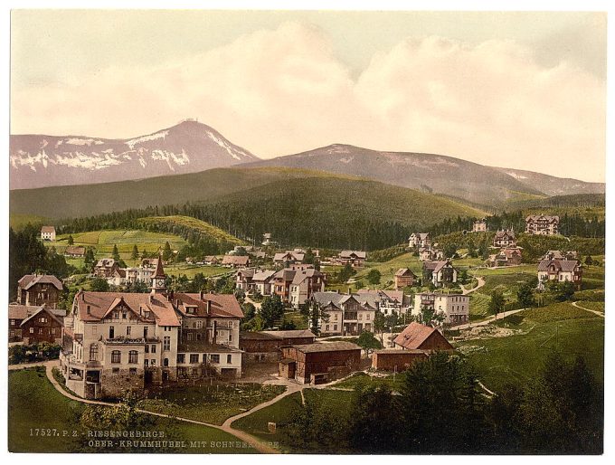 Krummhubel and Schneekoppe, Riesengebirge, Germany (i.e., Karpacz, Poland)