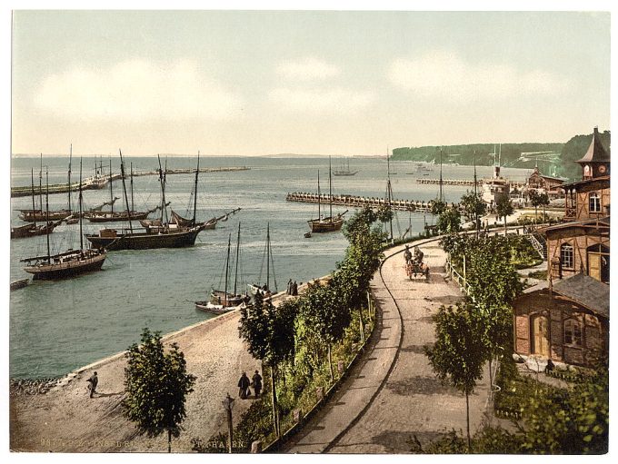 The harbor, Sassnitz, Isle of Rugen, Germany