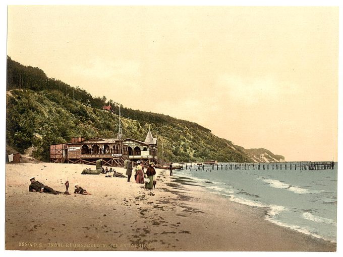 Sellin, view of the beach, Isle of Rugen, Germany
