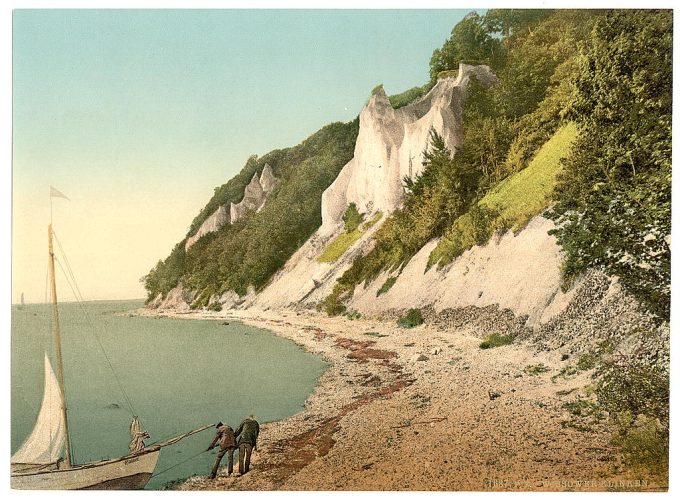 The Wissower Klinken, seen from below, Isle of Rugen, Germany