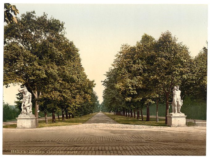 Hercules Avenue, Altstadt, Dresden, Saxony, Germany