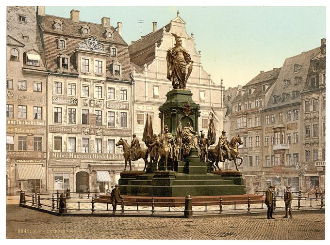 Monument of Victory, Leipsig (i.e., Leipzig), Saxony, Germany