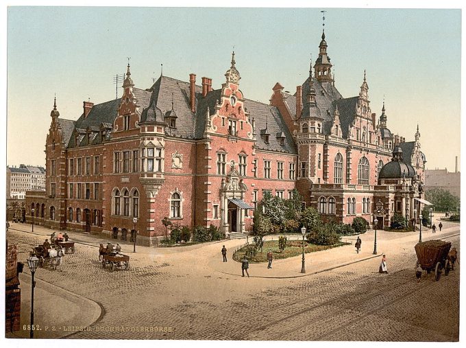 Library Exchange, Leipsig (i.e., Leipzig), Saxony, Germany