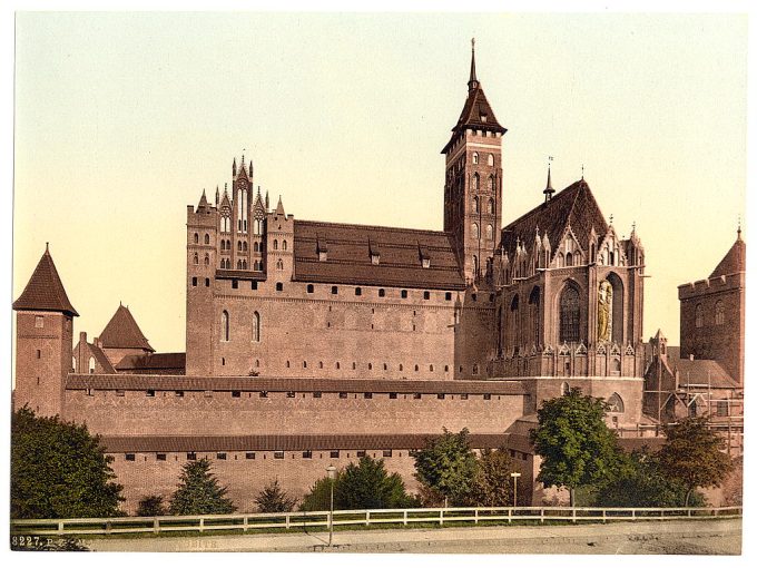 Marienburg, east side, Prussia, Germany (i.e., Malbork, Poland)