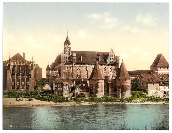 Marienburg, west side, Prussia, Germany (i.e., Malbork, Poland)