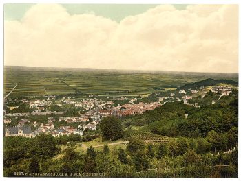Blankenburg, from the Ziegenkopf, Hartz Mountains, Germany