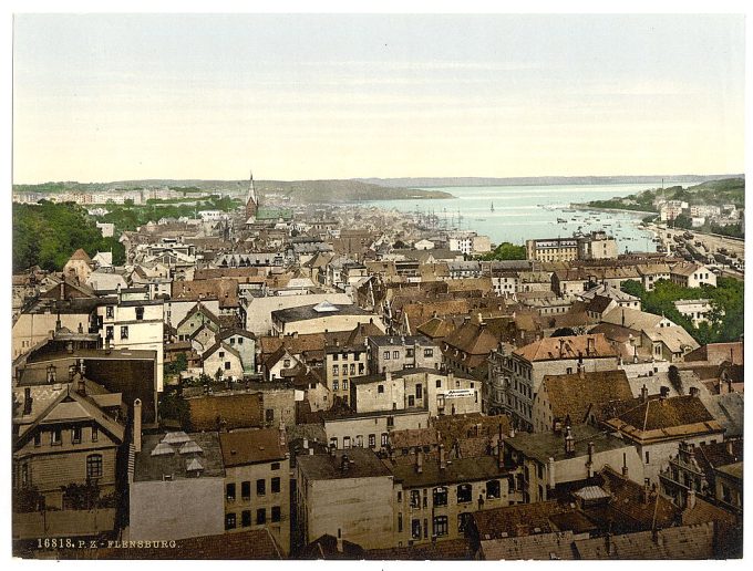 General view, Flensburg, Schleswig-Holstein, Germany