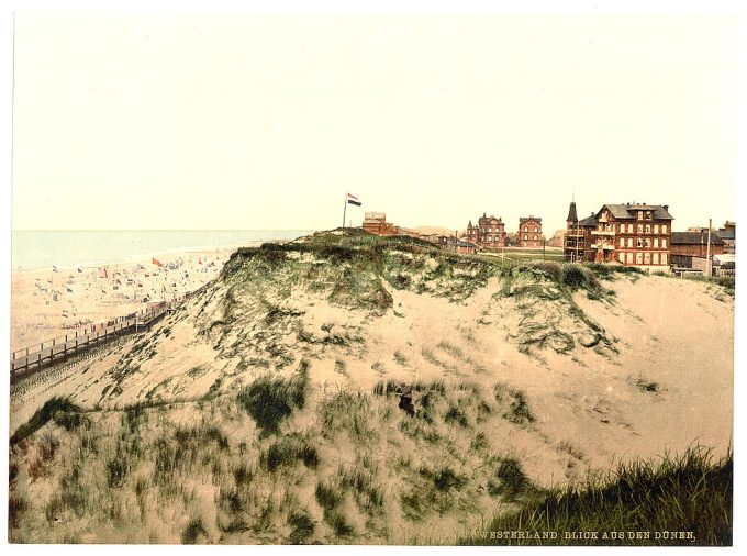 From the dunes, Westerland, Sylt, Schleswig-Holstein, Germany