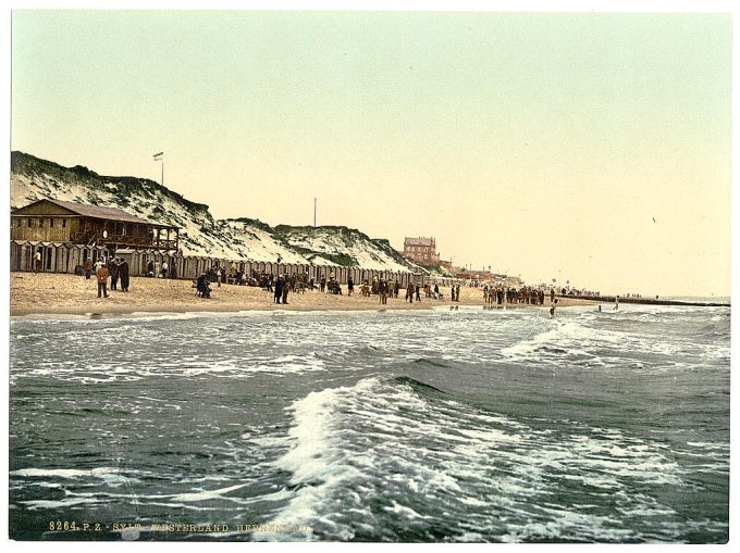 Men's bathing place, Westerland, Sylt, Schleswig-Holstein, Germany