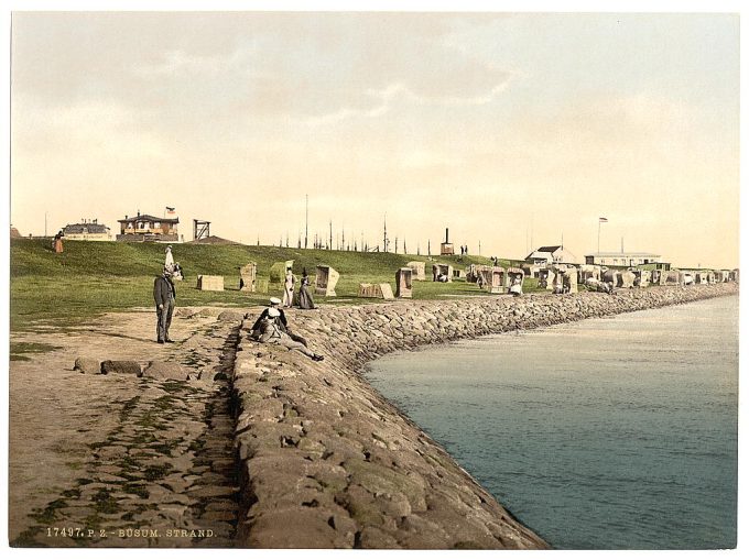 Strand, Busum, Schleswig-Holstein, Germany