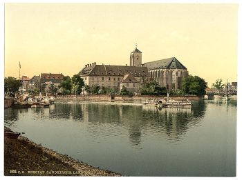 Landing place, Sand Church, Breslau, Silesia, Germany (i.e., Wroclaw, Poland)