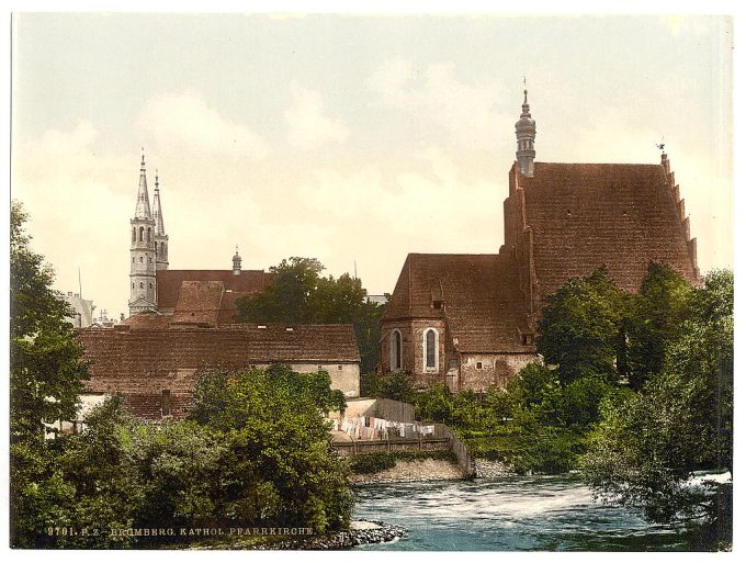 Pfarr Church, Bromberg, Silesia, Germany (i.e., Bydgoszcz, Poland)
