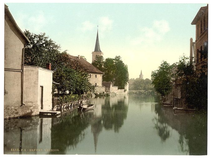 General view, Erfurt, Thuringia, Germany