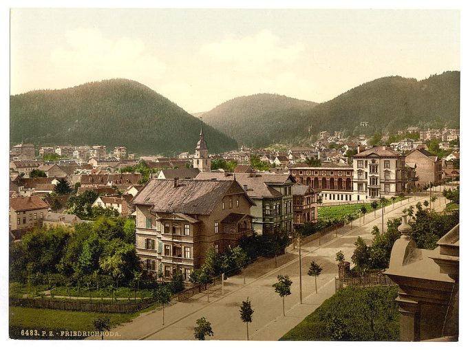 Friedrichrhoda, from Alexanderstrasse, Thuringia, Germany