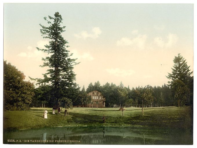 Dancing pavillion, Friedrichrhoda, Thuringia, Germany