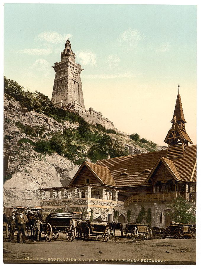 Kyffhauser and monument and restaurant, Thuringia, Germany