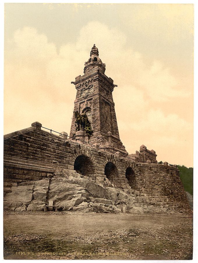 Kyffhauser and monument, Thuringia, Germany