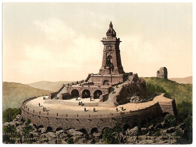 Kyffhauser and monument, Thuringia, Germany