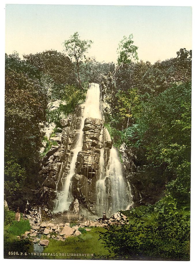 Trusenfall, near Liebenstein (i.e., Bad Liebenstein), Thuringia, Germany