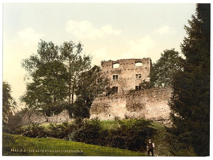 The old castle, Liebenstein (i.e., Bad Liebenstein), Thuringia, Germany