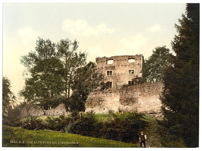 The old castle, Liebenstein (i.e., Bad Liebenstein), Thuringia, Germany