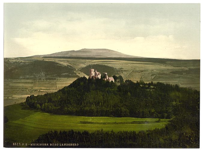 Castle of Landsberg, Meiningen, Thuringia, Germany