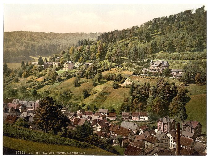 Ruhla and Hotel Landgraf, Thuringia, Germany