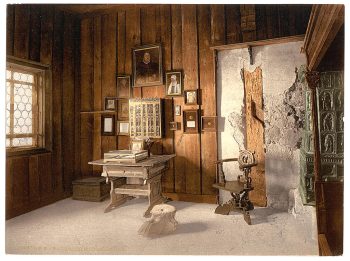Luther's study, Wartburg, Thuringia, Germany