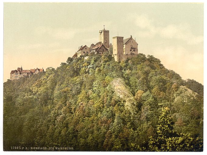 Southwest side, Wartburg, Thuringia, Germany