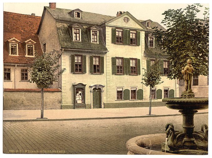 Schiller's House, Weimar, Thuringia, Germany