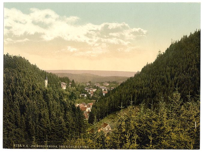 The Kühle Grund, Friedrichroda, Thuringia, Germany