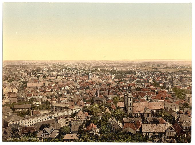 General view, Bielefield (i.e., Bielefeld), Westphalia, Germany