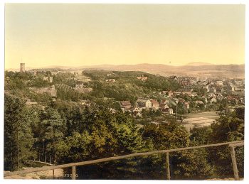 Bielefield (i.e., Bielefeld), with Sparenburg, Westphalia, Germany