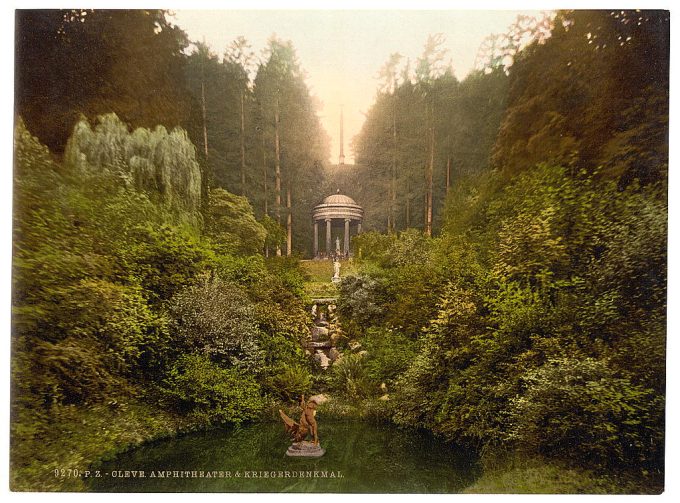 Amphitheatre and Soldiers' Monument, Cleves, Westphalia, Germany