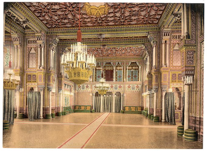 Banqueting Hall in Wilhelmina, Cannstatt (i.e., Bad Cannstatt), Wurtemburg, Germany