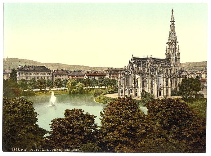 Johannes Kirche, Stuttgart, Wurtemburg, Germany